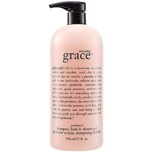 New Philosophy Brand Amazing Grace 3 In 1 Shampoo Bath & Shower Gel 32oz W/Pump